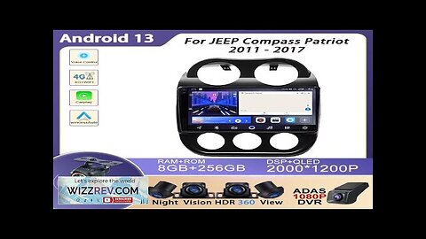 Car Android 13 For JEEP Compass Patriot 2011 2017 Auto Radio Review