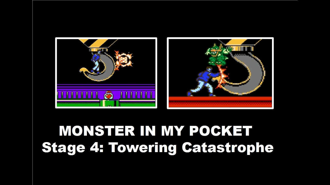 Monster In My Pocket (NES) Stage 4 Towering Catastrophe: No Death Full Level Speed Run