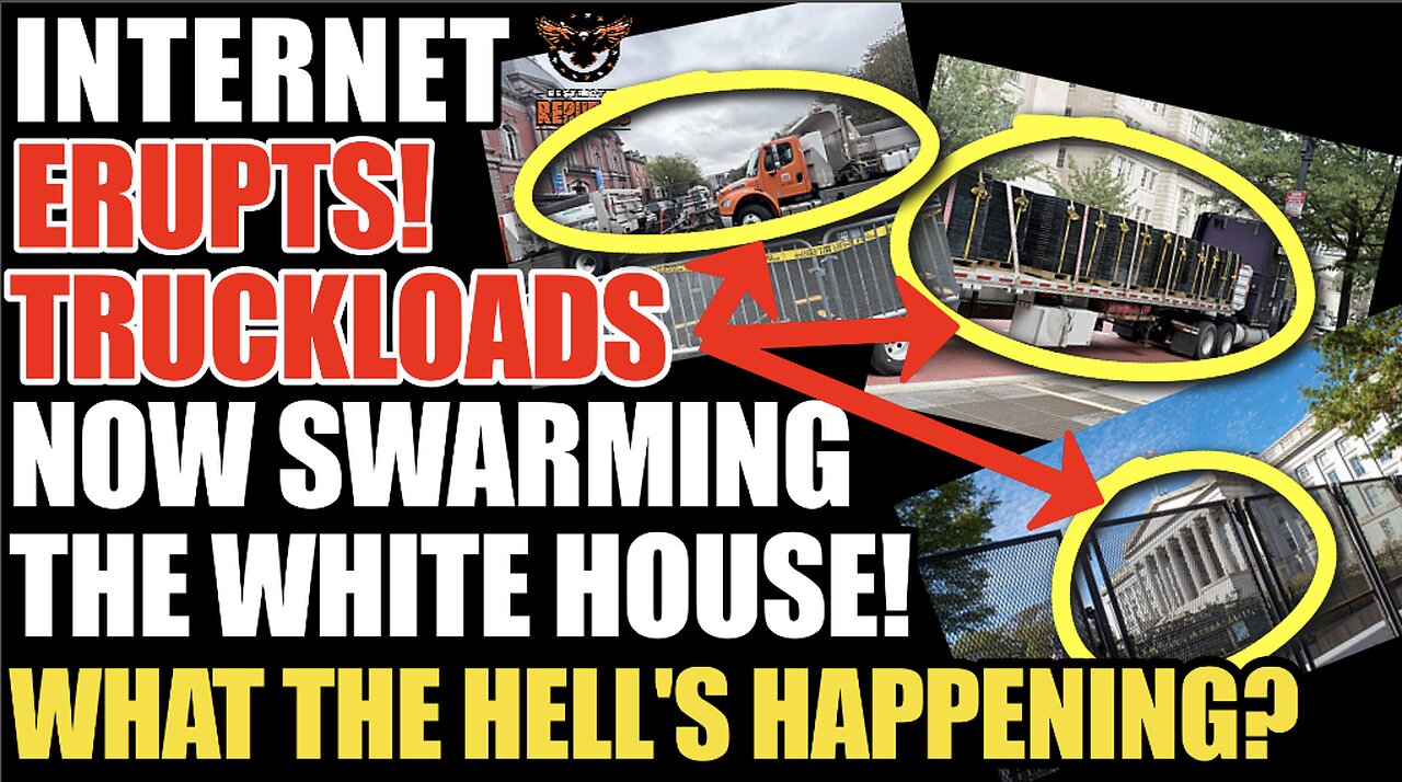 Internet Erupts! Truckloads Now Swarming The White House! What The Hell’s Happening?