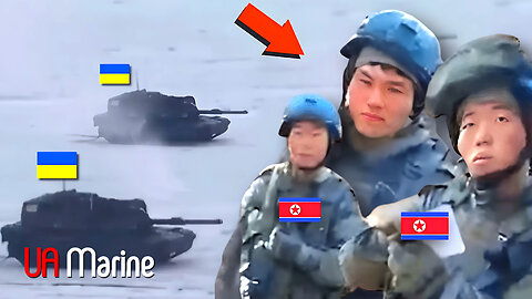 Footage! Abrams Tanks Clashing with North Korean Forces..