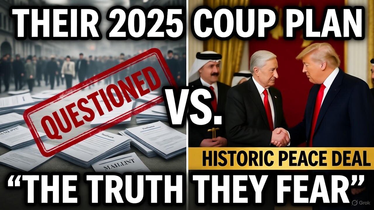 The 2025 Coup Blueprint: Lockdowns, Mail-In Ballots & The Peace They Don't Want You To See