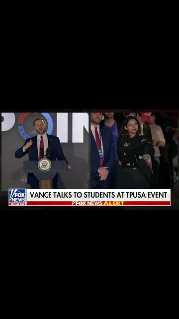 JD Vance Explains Immigration To Student At TPUSA Event