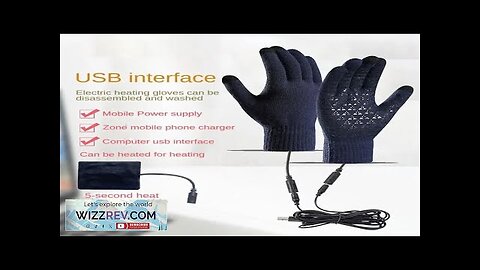 USB Heated Gloves Touchscreen Winter Snowboard Gloves Water-resistant Outdoor Camping Skiing Review