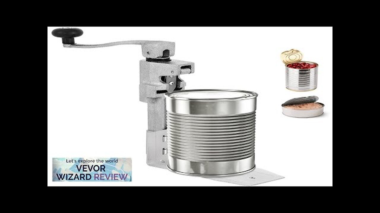 VEVOR Commercial Can Opener 15.7 inches Tabletop Can Opener Heavy Duty Manual Review