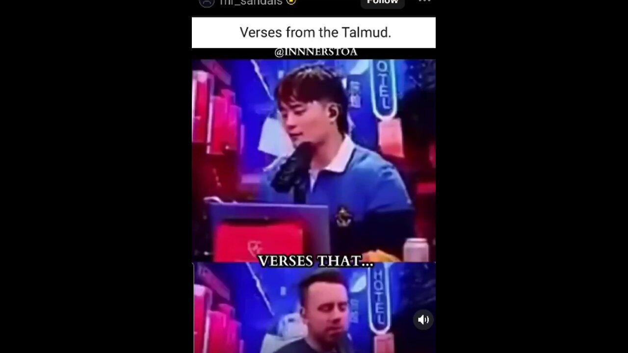 The Tunnell Take Straight out of the talmud