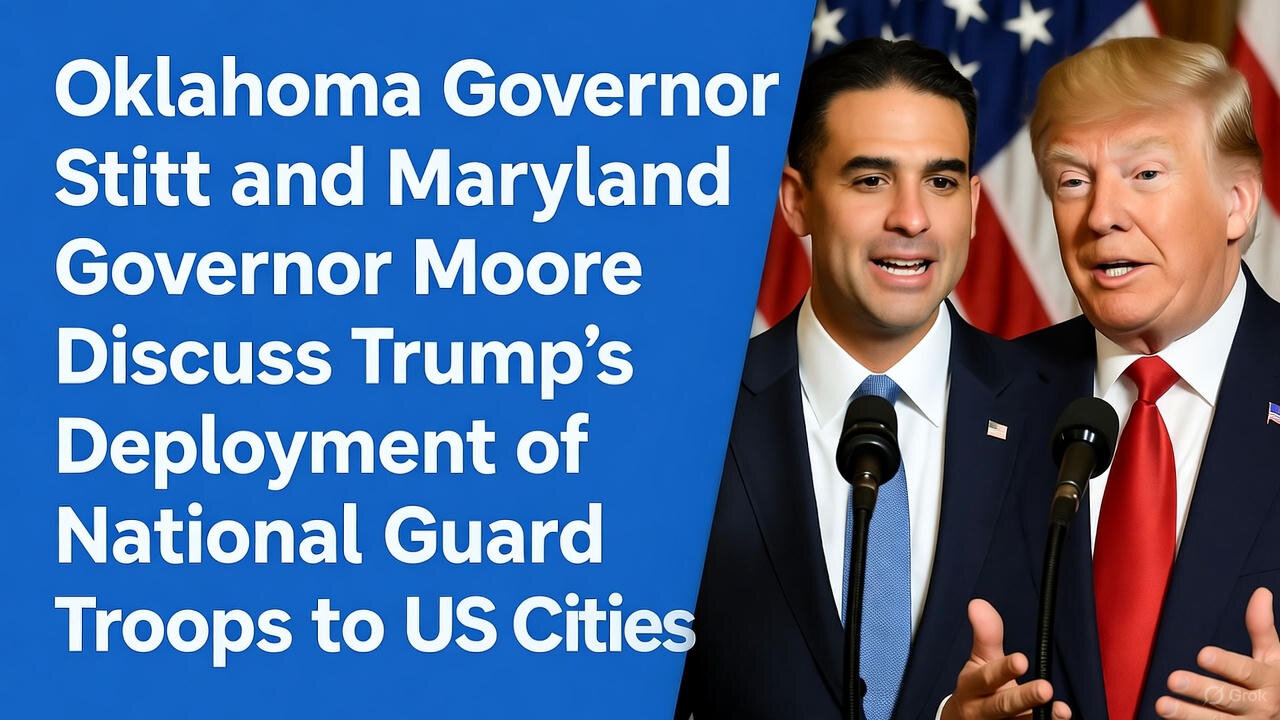 Oklahoma Governor Stitt and Maryland Governor Moore discuss