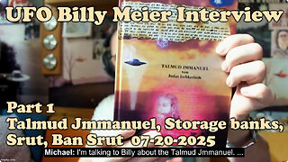 UFO Billy Meier Interview - Part 1 Talmud Jmmanuel, Storage banks, Srut, Ban Srut 07-20-2025