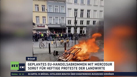 "Wir sterben nicht schweigend!" – Europäische Bauern protestieren gegen Mercosur-Freihandelszone