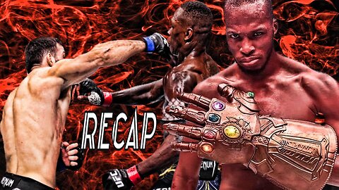 UFC Fight Night: Israel Adesanya vs. Nassourdine Imavov Recap Reaction & Breakdown