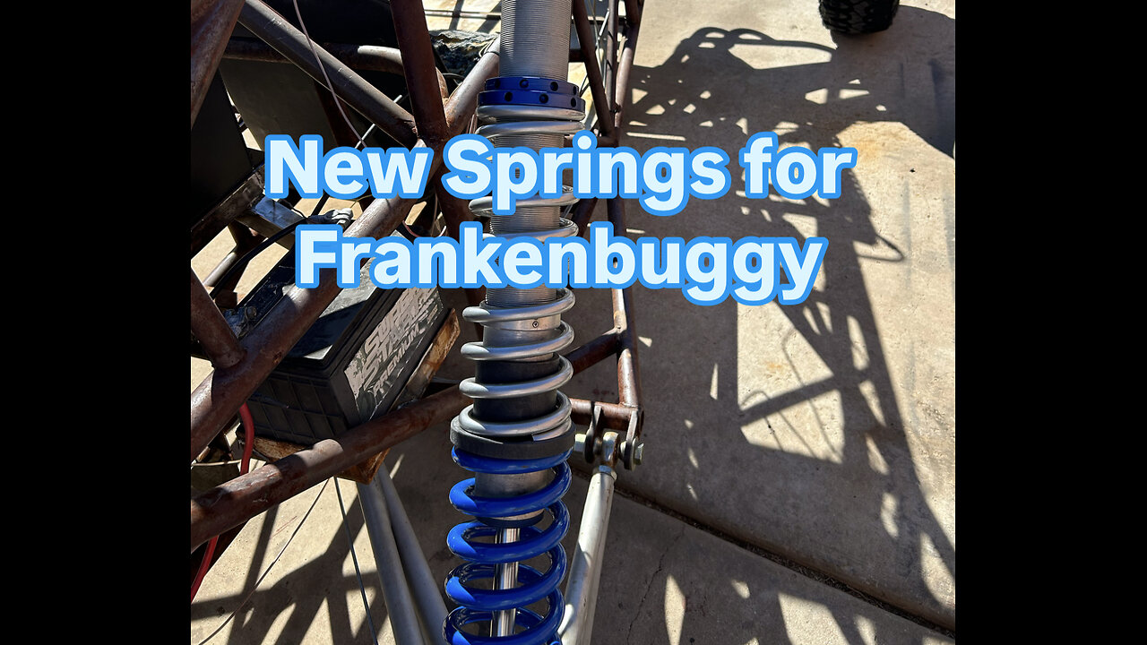 We Got New Rear Springs for Frankenbuggy