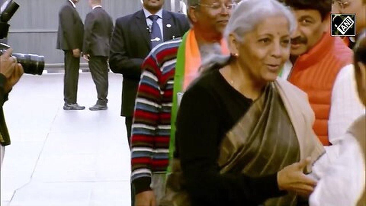 Delhi Assembly Election Results _ Nirmala Sitharaman, Ashwini Vaishnaw Arrive At BJP HQ
