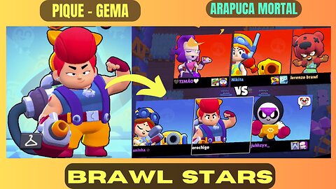 Pique - Gema Arapuca Mortal, com a Personagem Pam #Part 02, Brawl Stars, Gameplay.