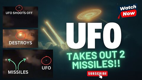 UFO Intercepts Missiles in the Clouds – Jaw-Dropping Footage!