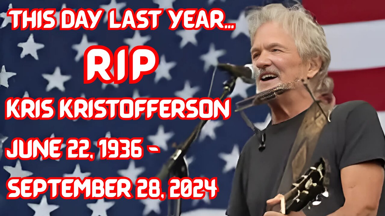 This Day Last Year: Kris Kristofferson’s Final Bow