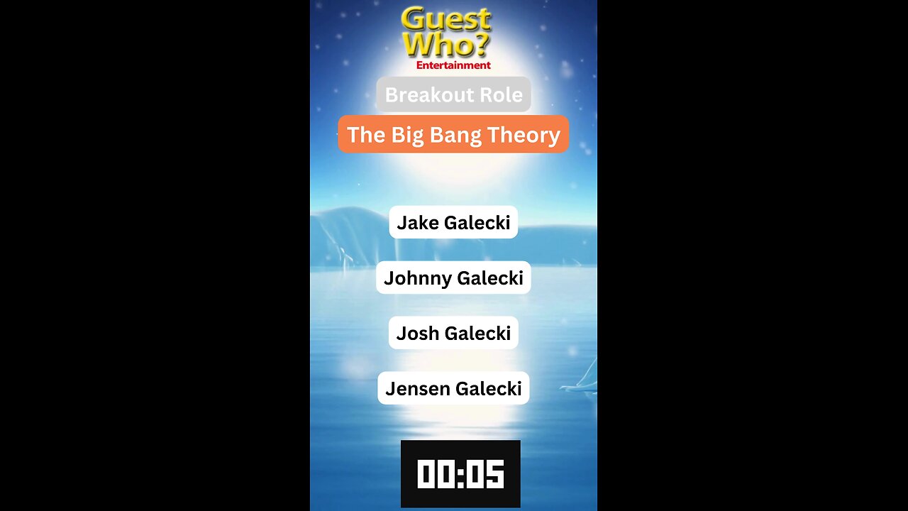 Guest This Actor #287 Like A Quick Quiz? | The Big Bang Theory