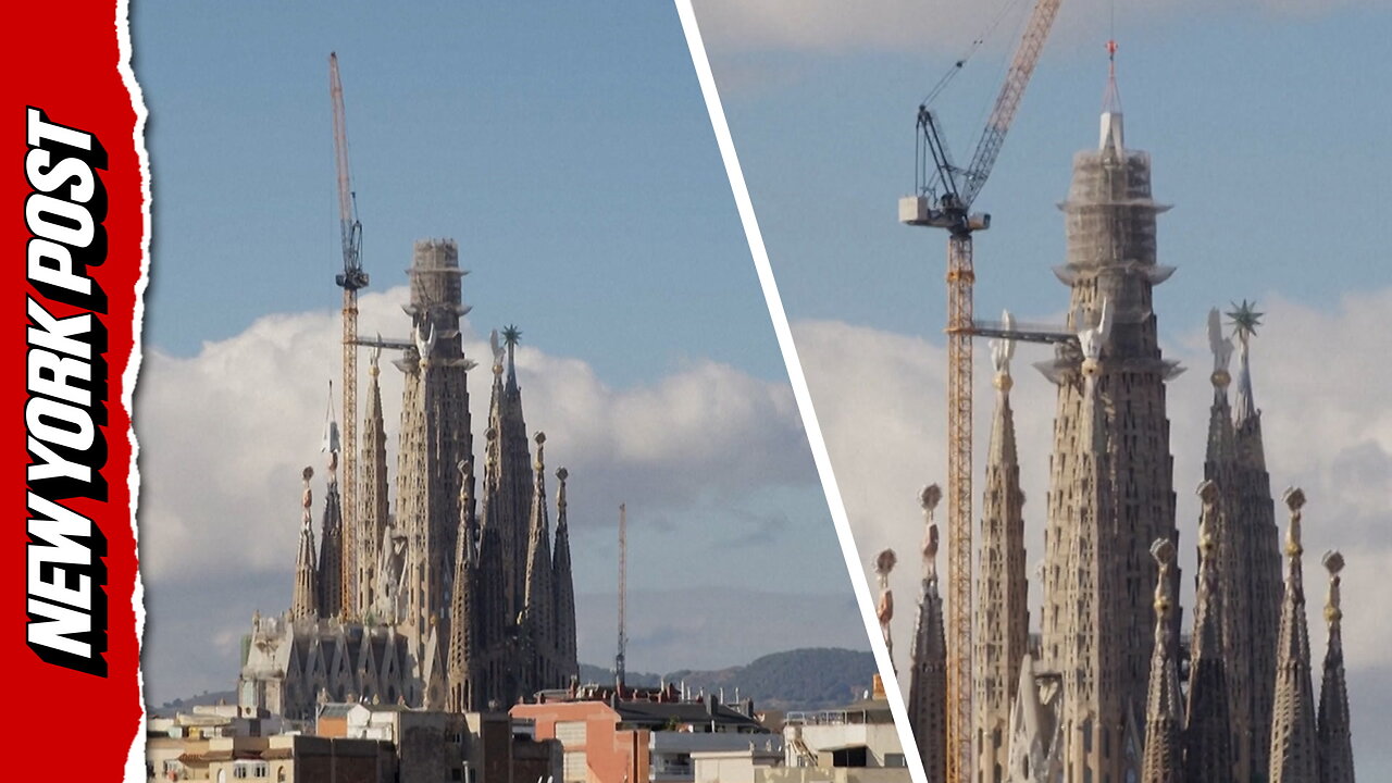 Sagrada Familia becomes worlds tallest church, watch the final tower take shape
