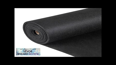 VEVOR Garden Weed Barrier Fabric 8OZ Heavy Duty Geotextile Landscape Fabric 10ft Review