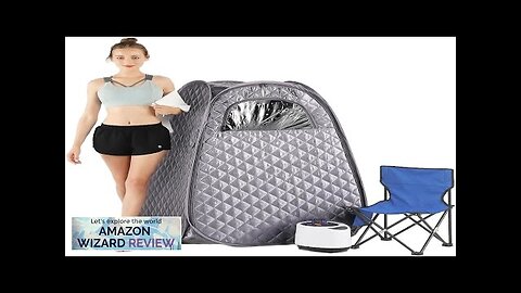 Single Person Sauna Portable Steam Sauna Full Body for Home Spa Sauna Review