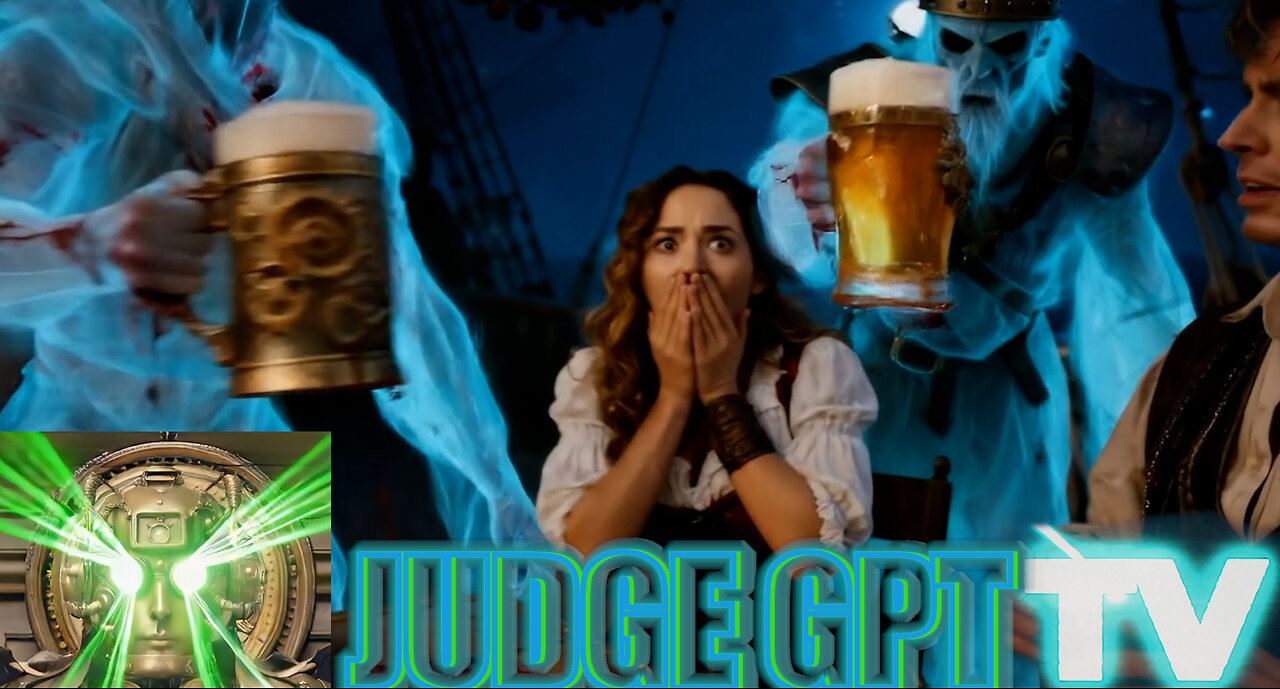 Judge GPT TV – Episode 8 Teaser: The Haunted Hoverboat | Steampunk Courtroom Series