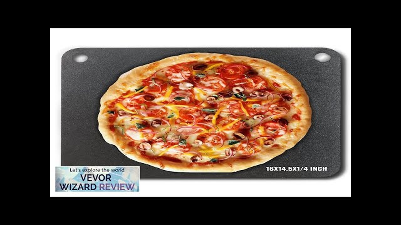 VEVOR Pizza Steel 16" x 14.5" x 1/4" Pizza Steel Plate Review