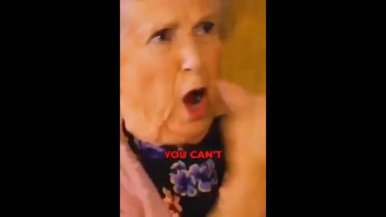 Who's she talking to?