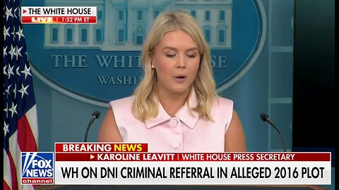 White House Press Secretary Karoline Leavitt just dropped a political earthquake