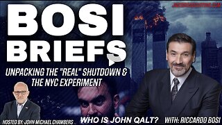 JMC W/ COL RICCARDO BOSI- Unpacking the "Real" Shutdown & The NYC Experiment. WHO IS JOHN QALT?