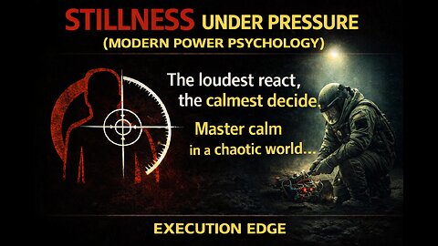 Stillness Under Pressure: Why Calm Holds the Real Power
