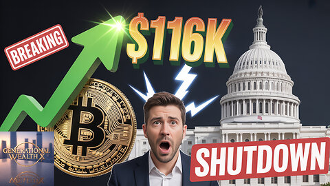 Bitcoin Breaks $116,000 as US Government Shutdown Hits Crypto Market 