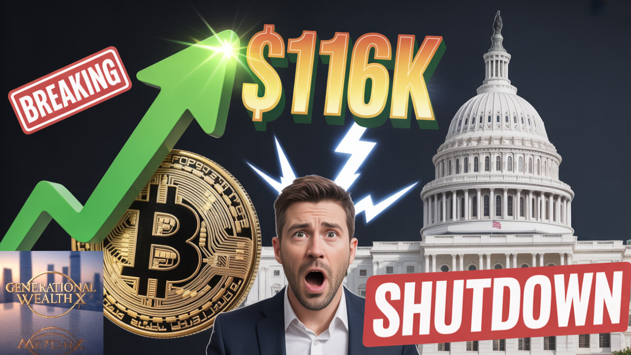 Bitcoin Breaks $116,000 as US Government Shutdown Hits Crypto Market