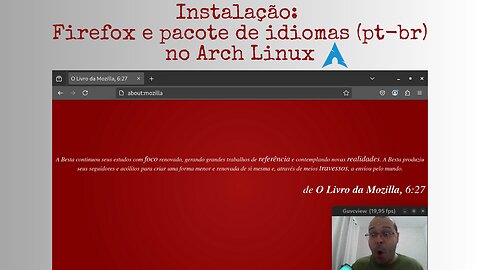 Instalação: Firefox e pacote de idiomas (pt-br) no Arch Linux