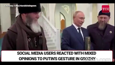 Putin Kisses Quran and Flooding Russia with immigrants 2004