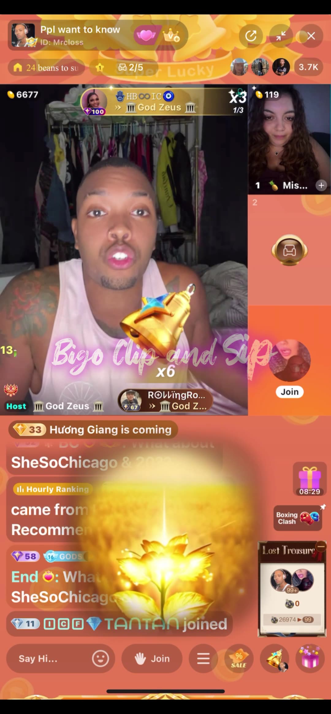 God Zeus talks with women that alledgedly slept with Twenty 9/30/25 #bigoclipandsip