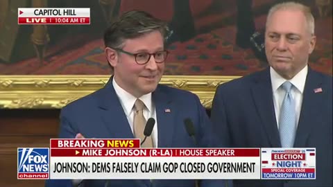 Mike Johnson Accuses Media of Allowing Dems to Get Away With ‘Most Extreme Example of Gaslighting’