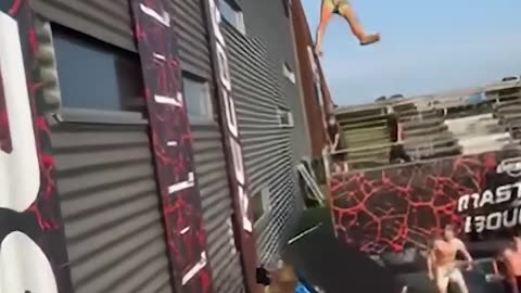 One Jump Away From Disaster… Literally 😭