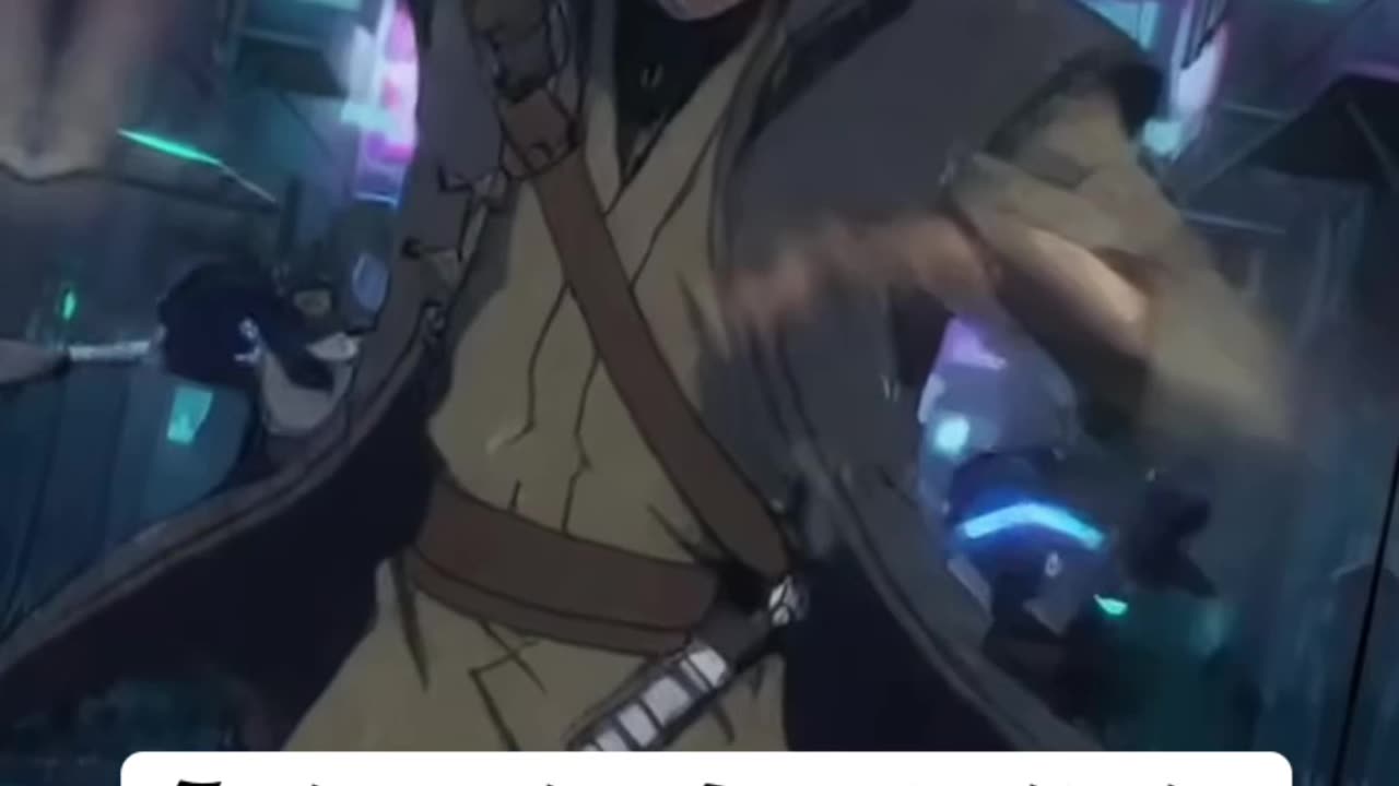 Jedi outruns droids in style!!!🔥