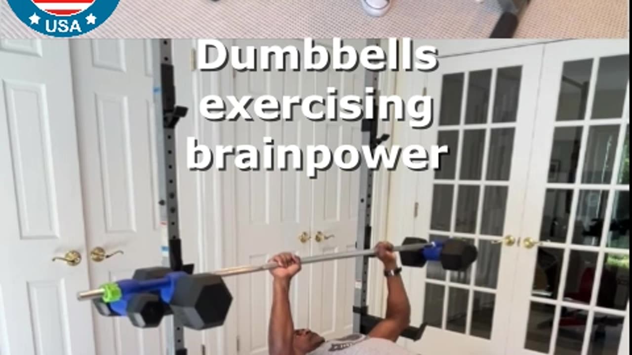 💪Dumbbells Exercise Brainpower for The Bench Press