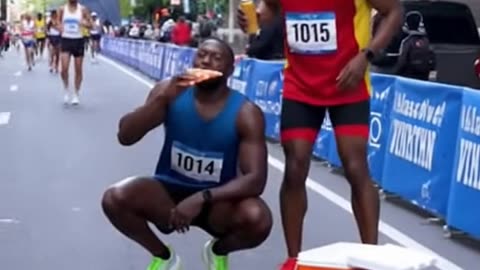 The 10-Meter Marathon Champions 🍕🏃‍♂️
