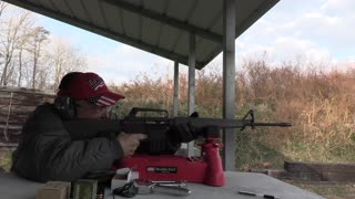 Retro 601 rifle accuracy test 55 gr ammo