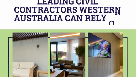 Leading Civil Contractors Western Australia Can Rely On