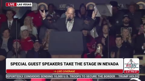 WATCH: Rick Harrison Speaks at President Trump's Rally in Las Vegas - 1/25/25