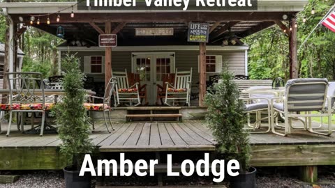 Glamping Clear Spring Maryland 3-Cabin Campground Amber Lodge 2025