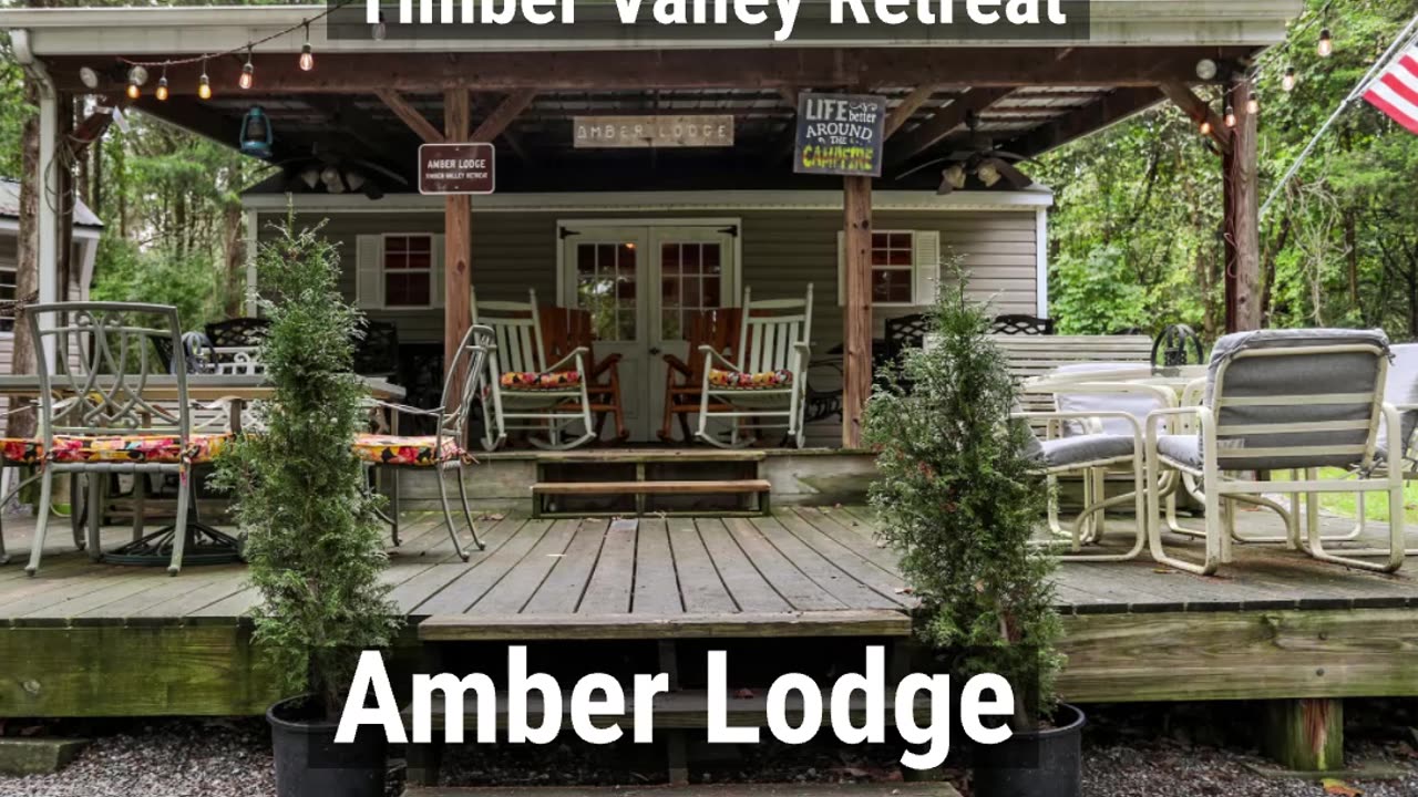 Glamping Clear Spring Maryland 3-Cabin Campground Amber Lodge 2025