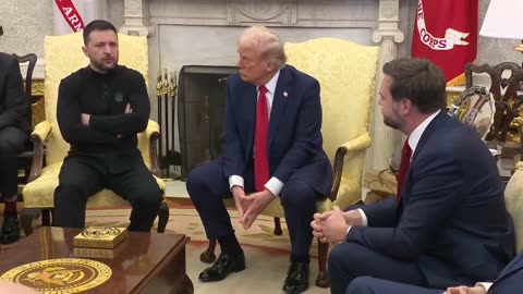 Vance and Trump rebuke Zelensky.