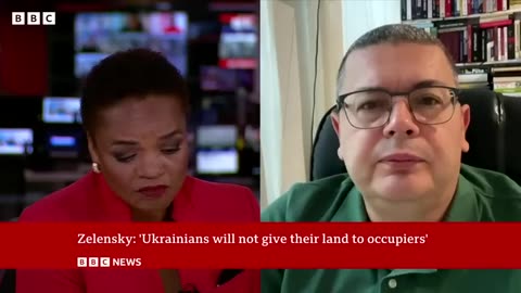 Zelensky states Ukraine will not cede land as Trump plans to meet Putin | BBC News