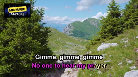 GIMMIE GIMMIE GIMMIE - ABBA - BEST HD KARAOKE