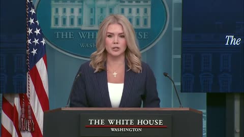 Rumble CEO Chris Pavlovski Grills Press Secretary Karoline Leavitt in the White House, Washington DC