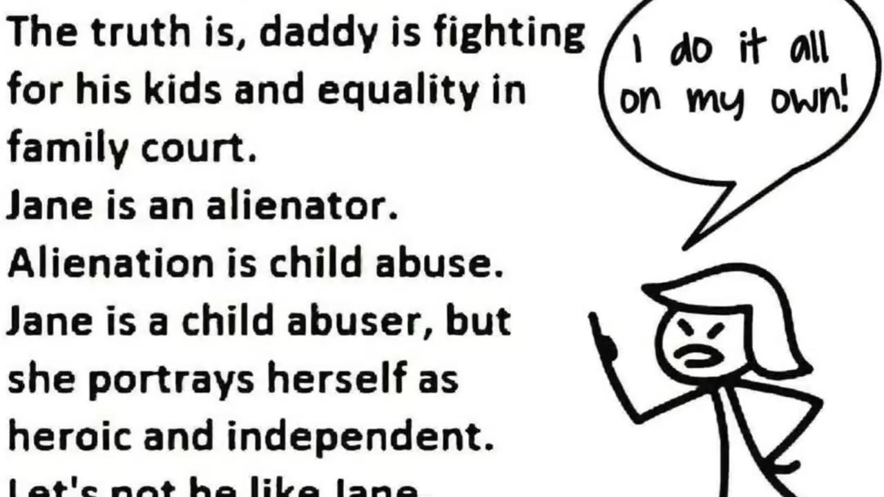 Joseph Martelli Niagara Falls, NY Family Court Parental Alienation don't be like Jane