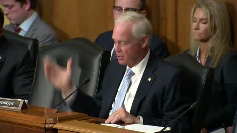 Senator Ron Johnson in Finance Committee Hearing 10.1.25 