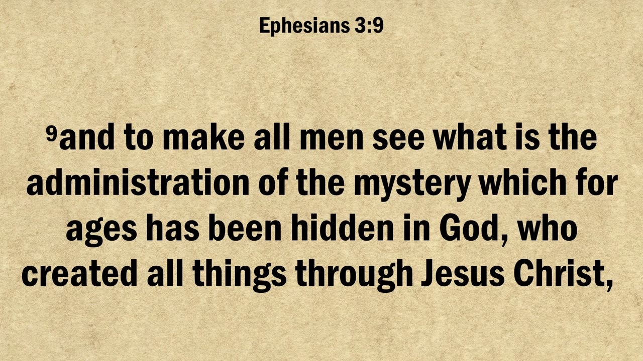 Ephesians 3